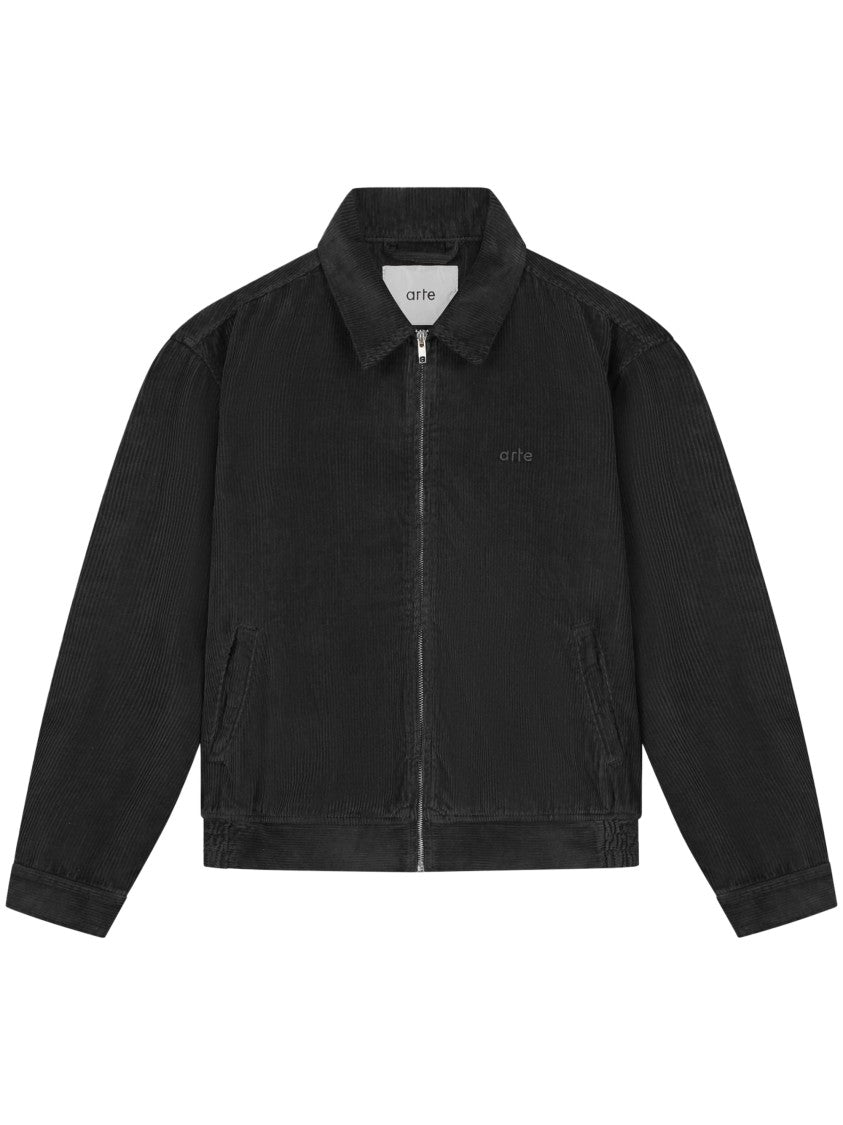 Arte Corduroy Casual Jacket With Structured Collar