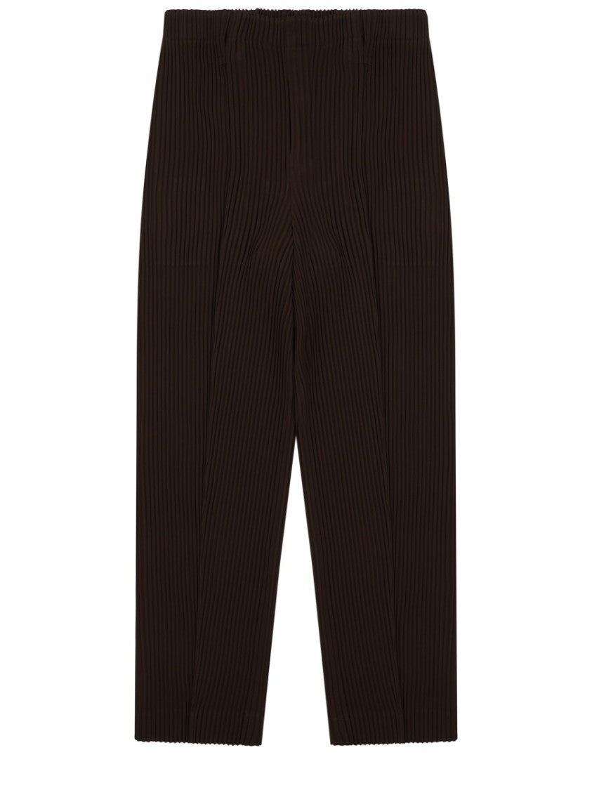 Homme Plissé Issey Miyake March Pleated Texture Tuxedo Palazzo Pants