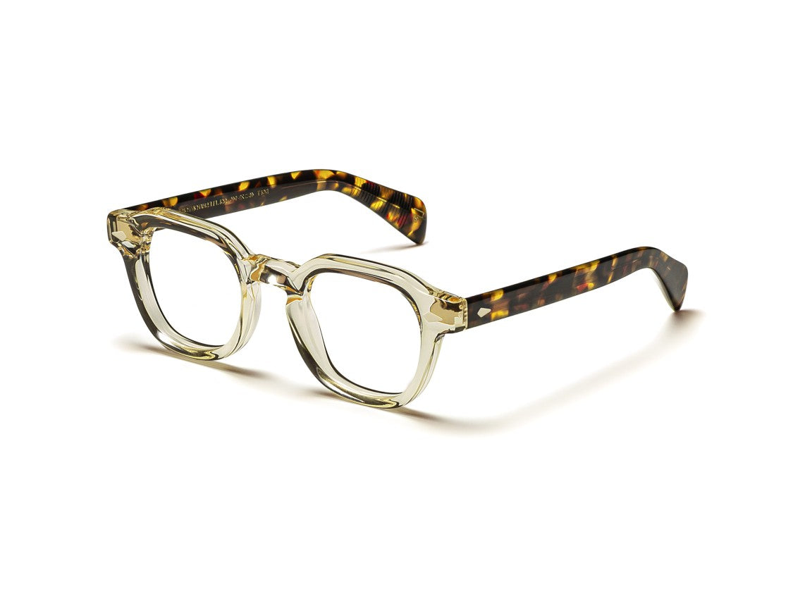 Moscot Tortoiseshell Or-Dol-O Translucent Square Eyeglasses