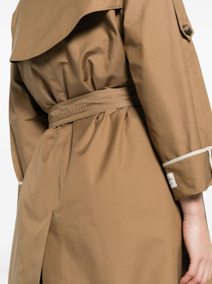 Max Mara Wrap-Style Coat With Peak Lapel