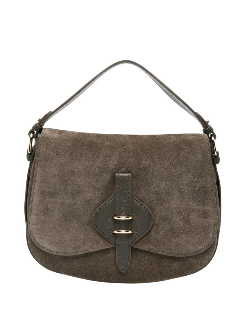 Coccinelle Mavery Medium Suede Shoulder Bag