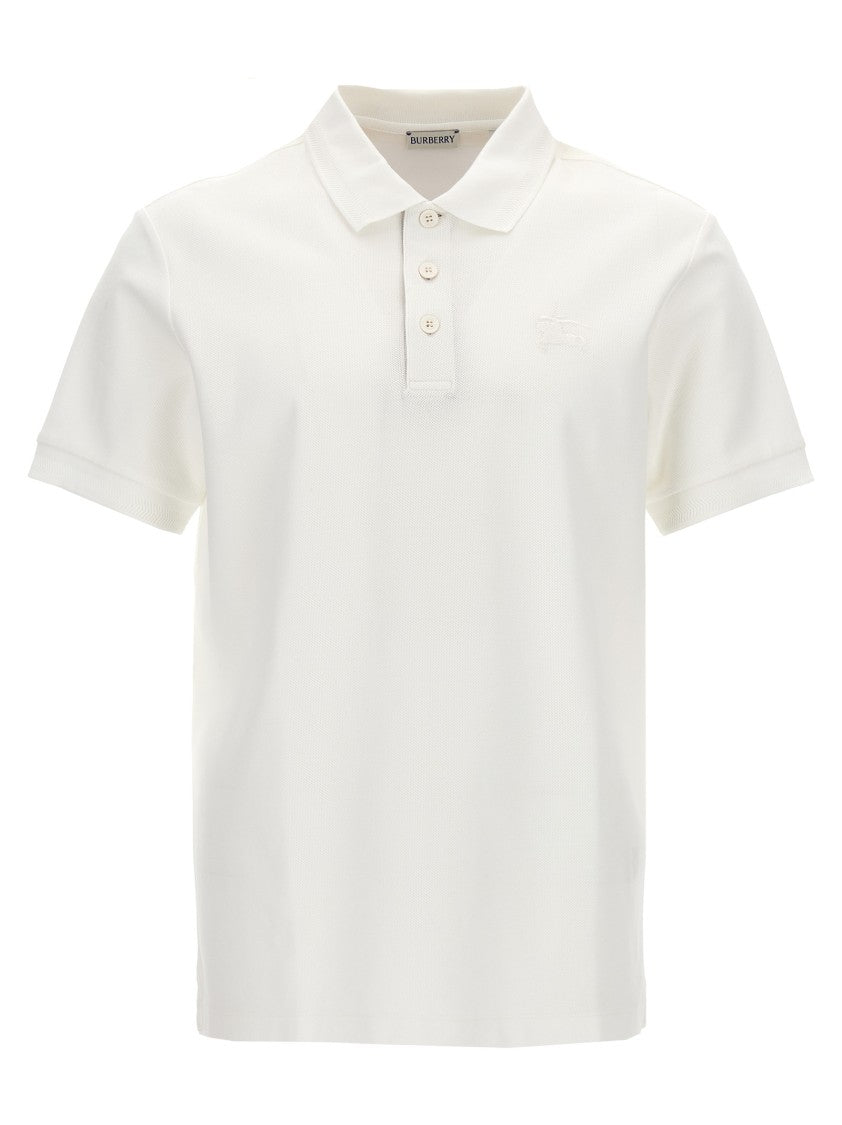 Burberry Logo Embroidery Polo Shirt