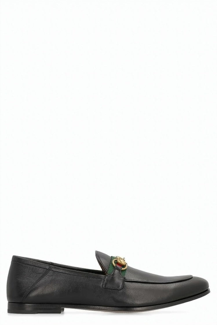Gucci Black Leather Loafers
