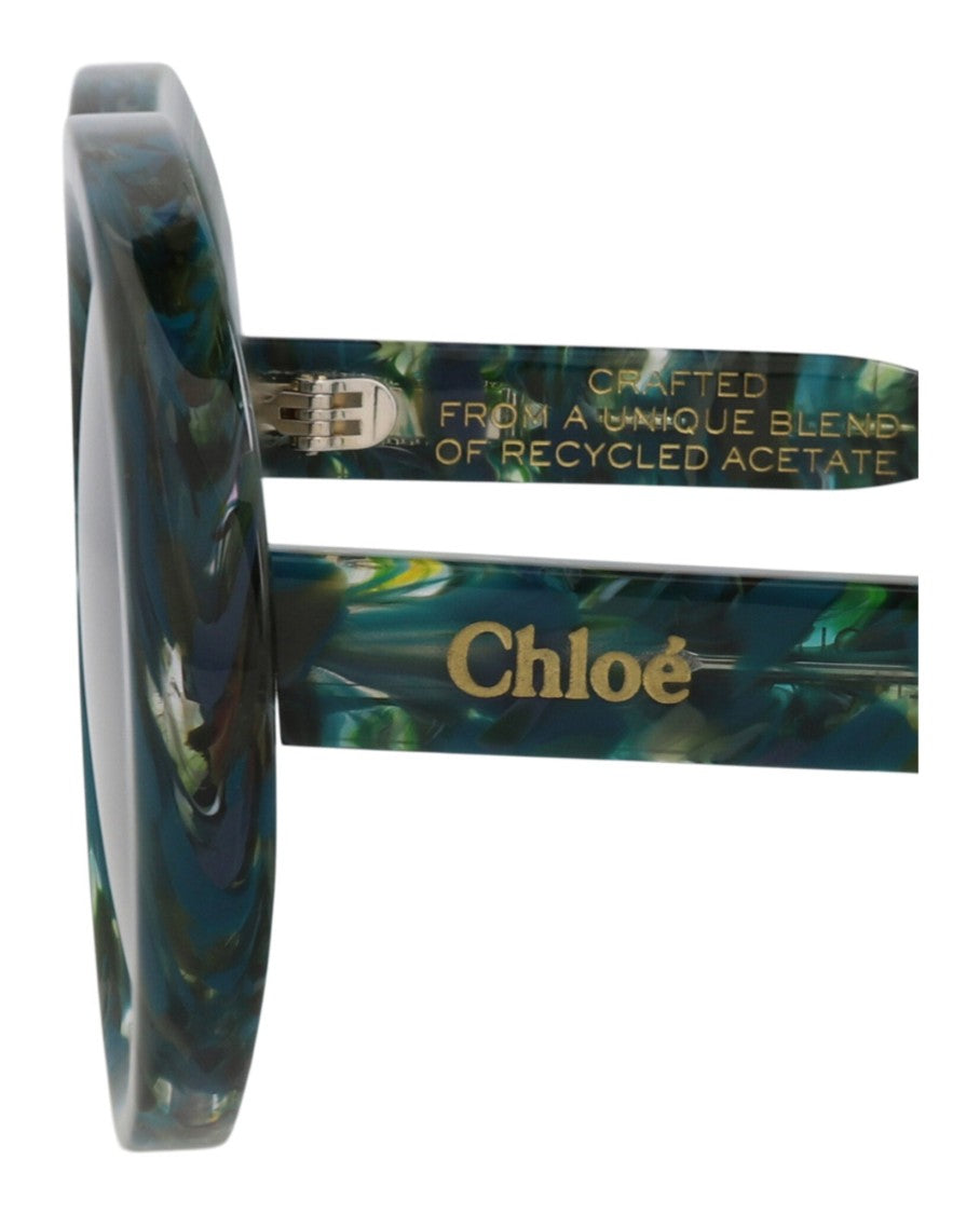 Chloé Round-Frame Recycled Acetate Sunglasses