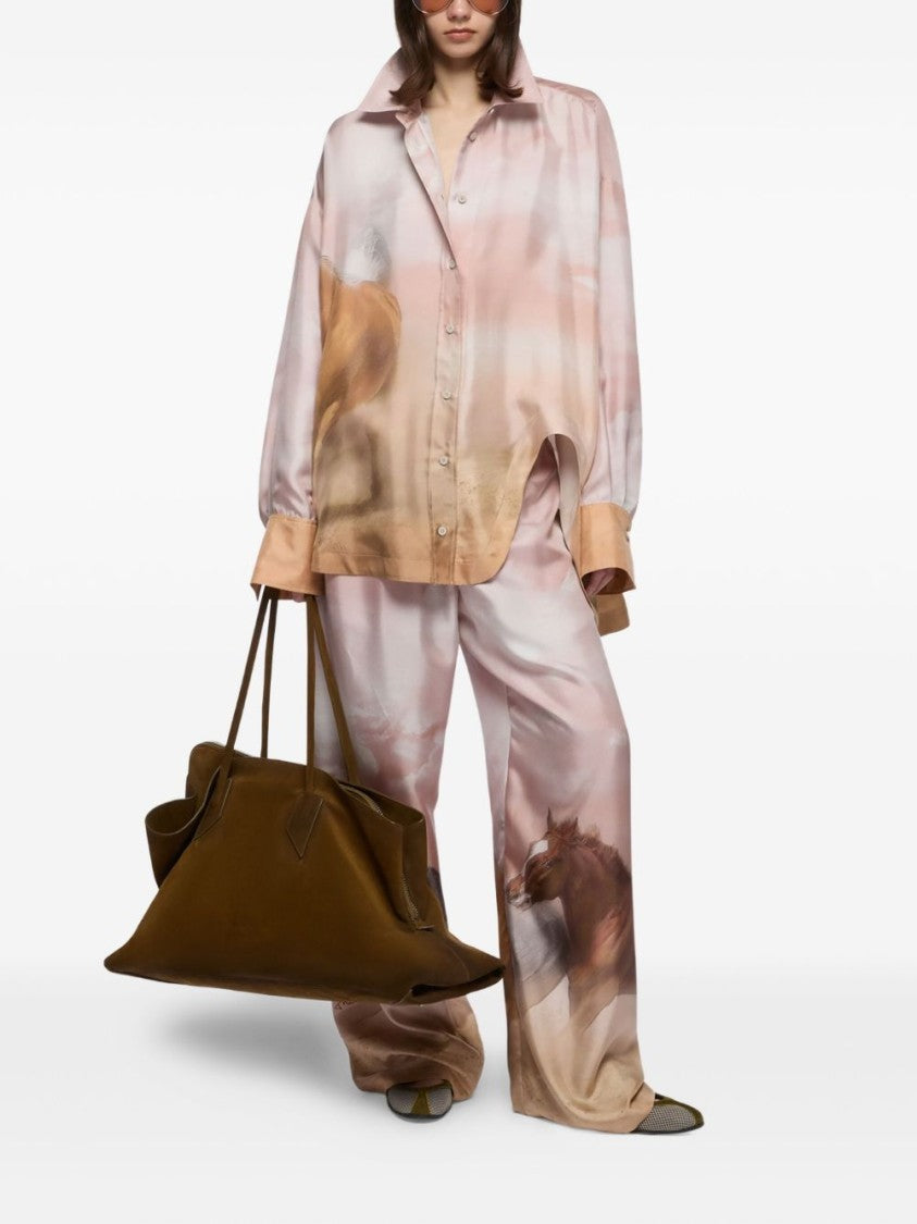 The Attico Silk Twill Diana Shirt
