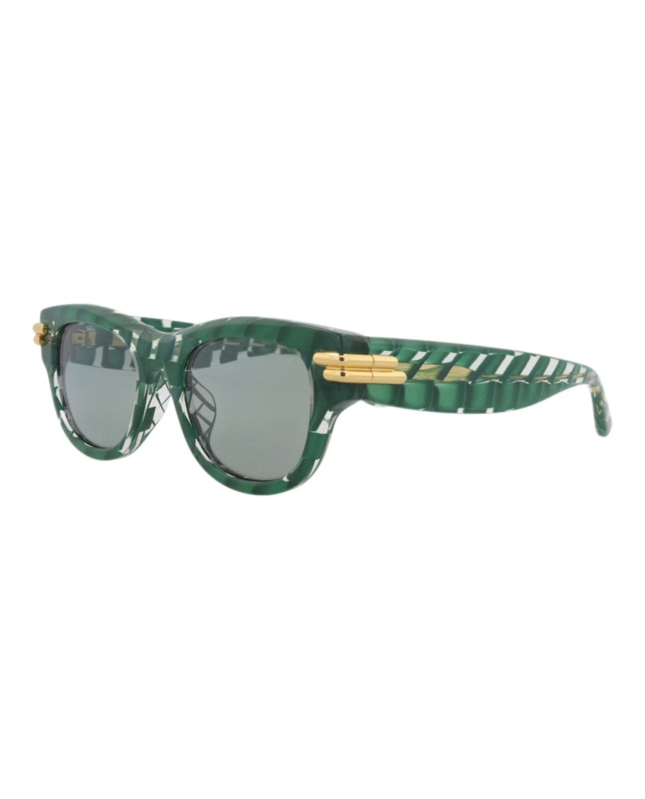 Bottega Veneta Square-Frame Recycled Acetate Sunglasses