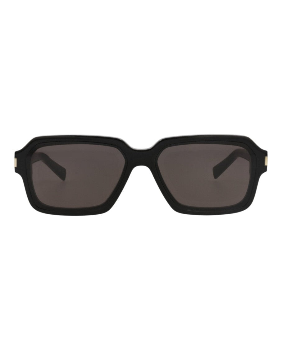 Saint Laurent Bold Square-Frame Sunglasses In Recycled Acetate
