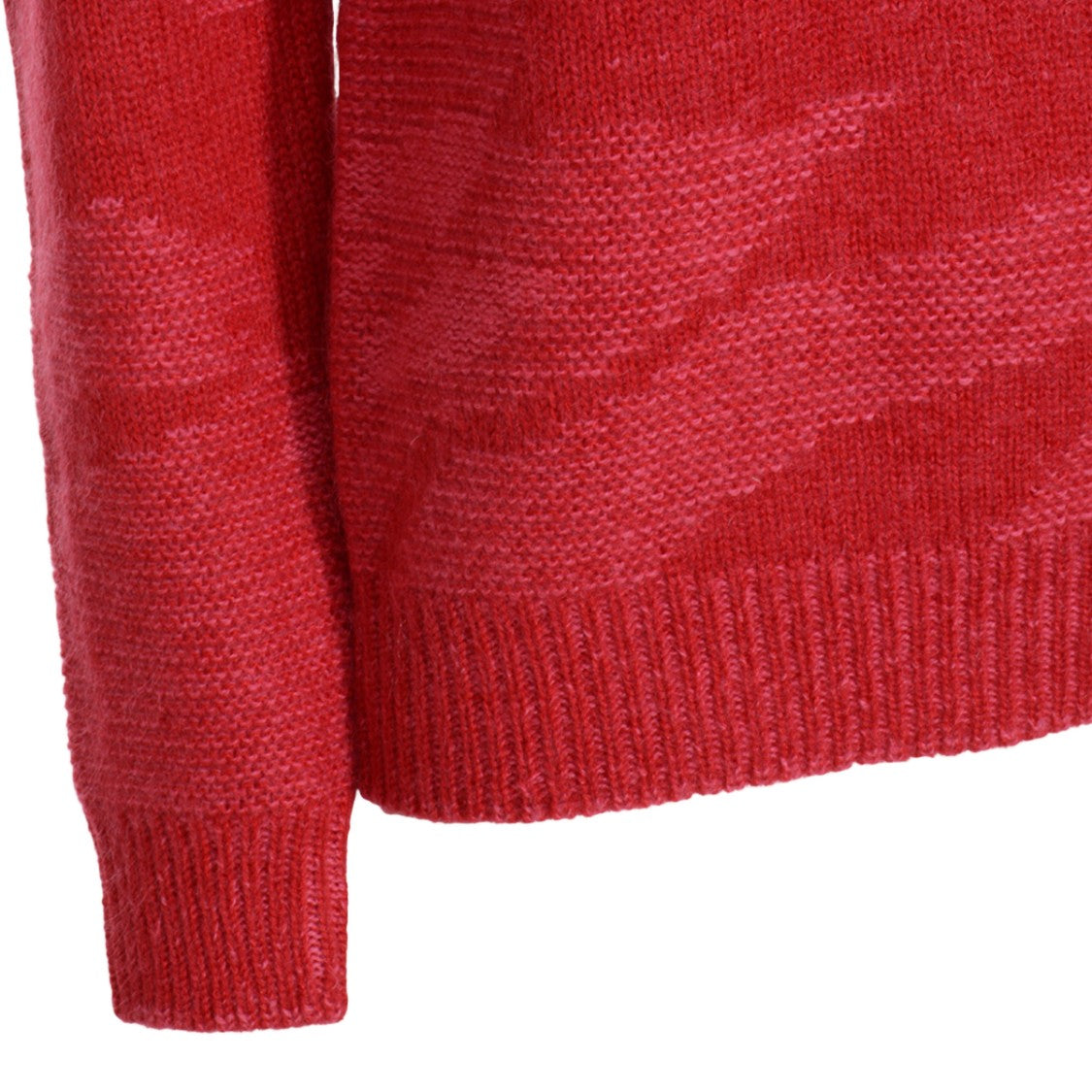 Add Textured Knit Sweater With High Turtleneck