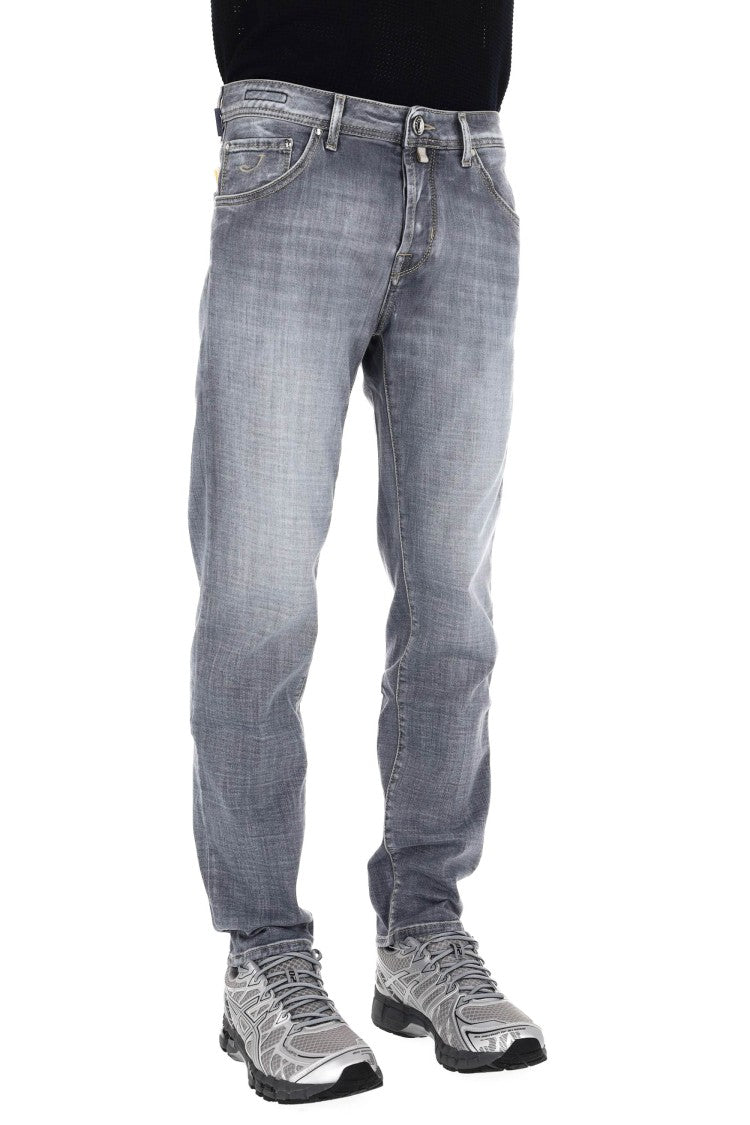 Jacob Cohen Scott Carrot Fit Grey Comfort Jeans