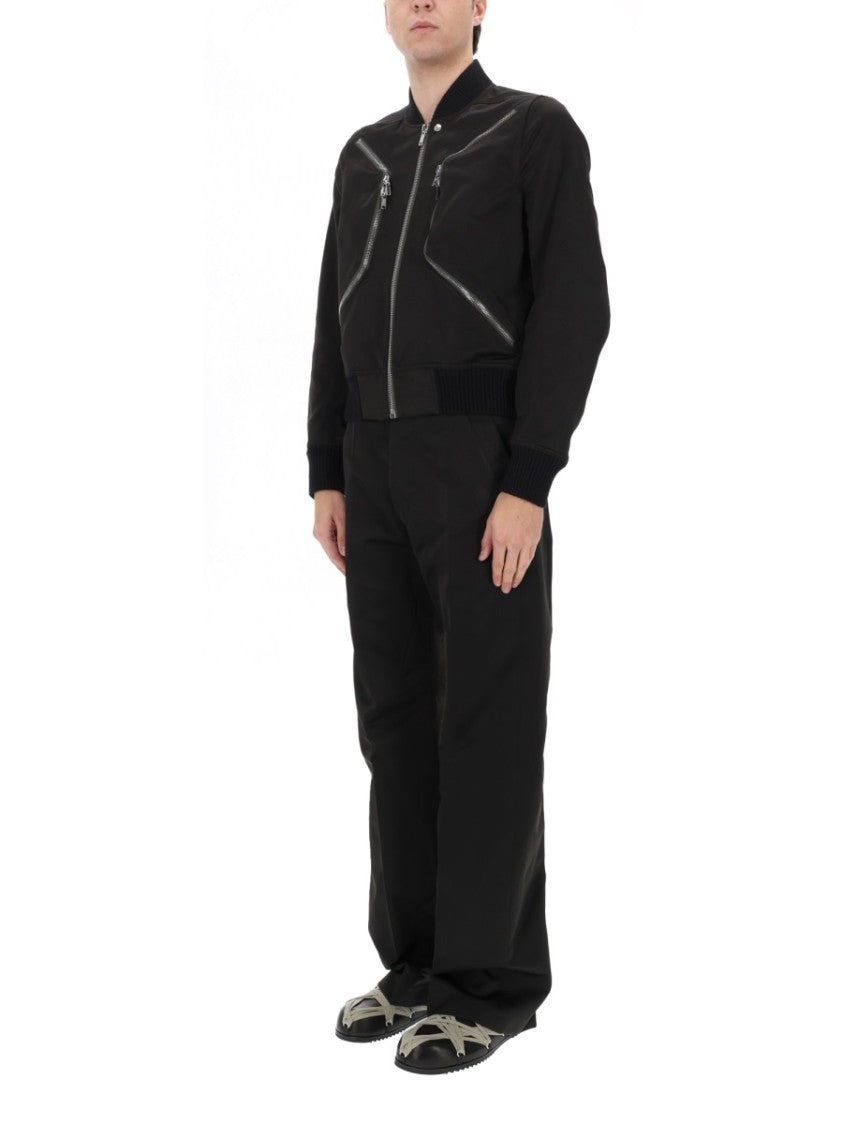 Rick Owens Heizer Flight Oversize Polyester Jacket