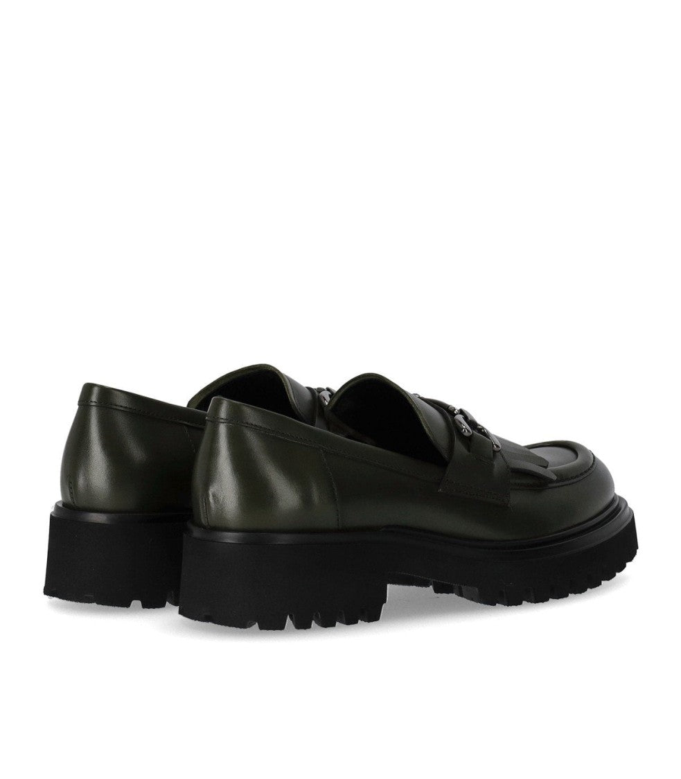 Guglielmo Rotta Wau Military Green Loafer