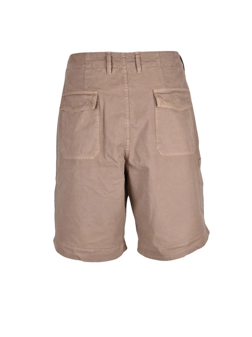 Archives Taupe Cotton Men Bermuda Shorts