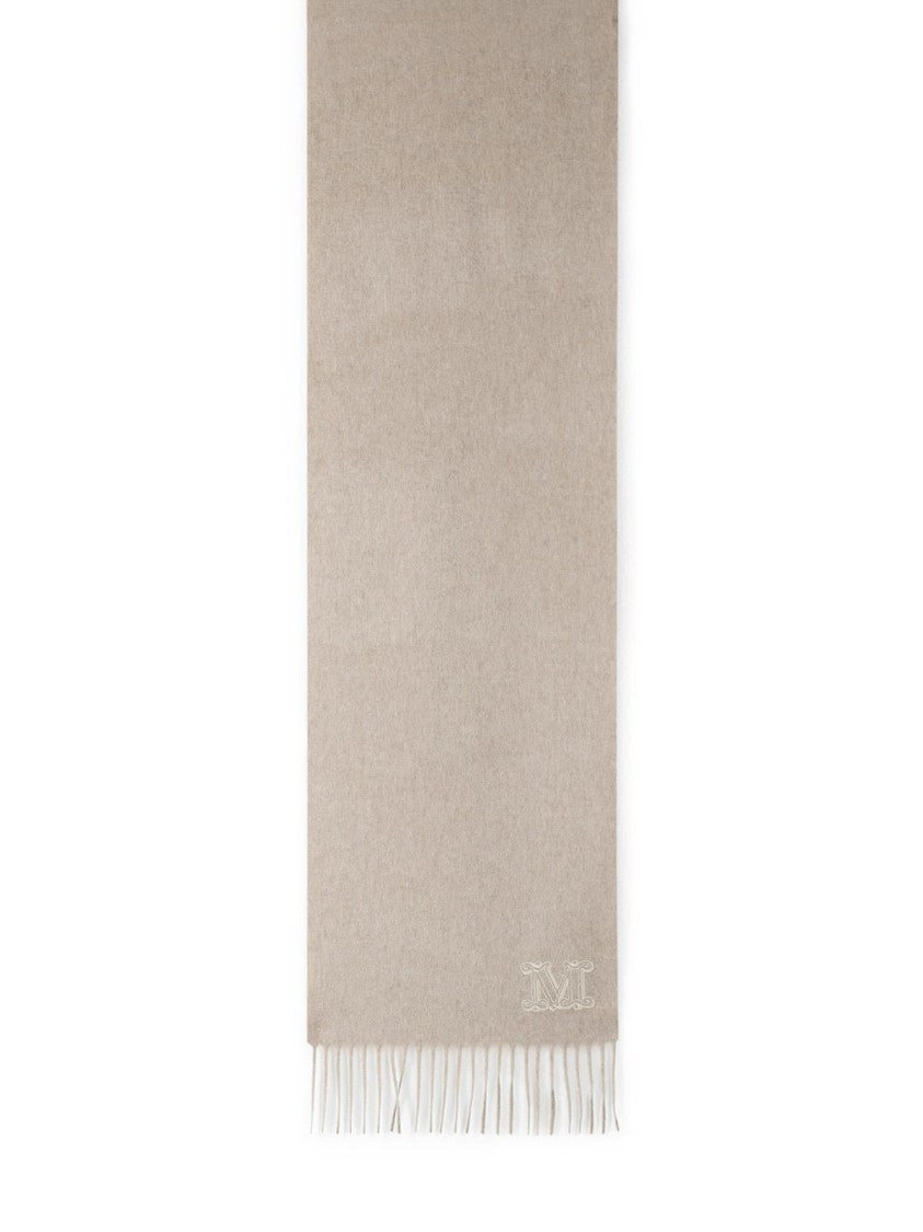Max Mara 'Wsdalia' Sand Cashmere Scarf