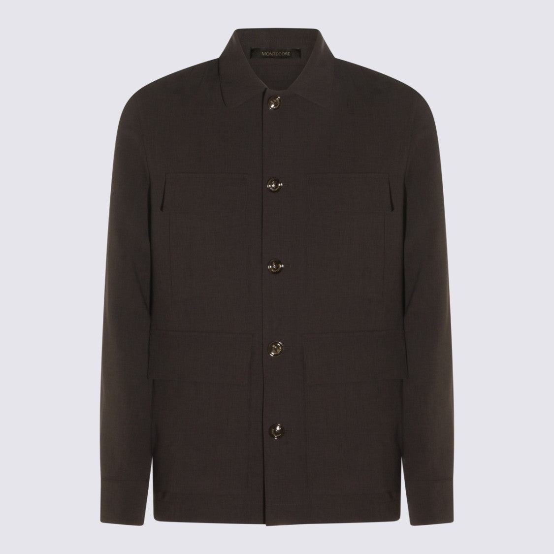 Montecore Button-Up Casual Jacket With Classic Collar