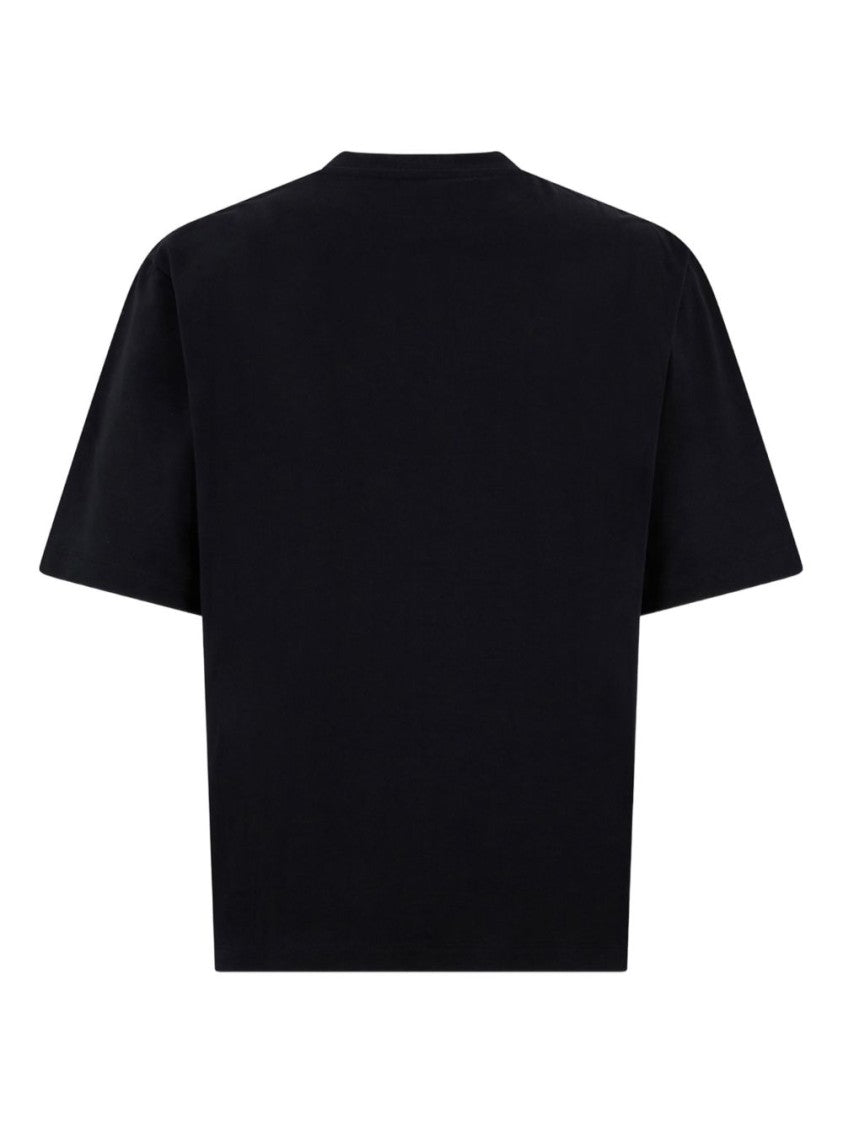 Dsquared2 Relaxed Fit Black T-Shirt With Logo Detail