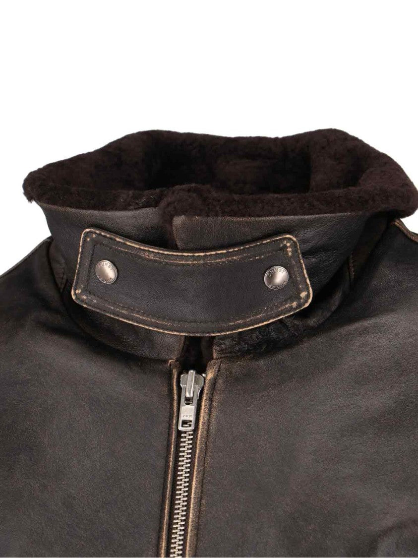 Dunst Lambskin Jacket – Brown