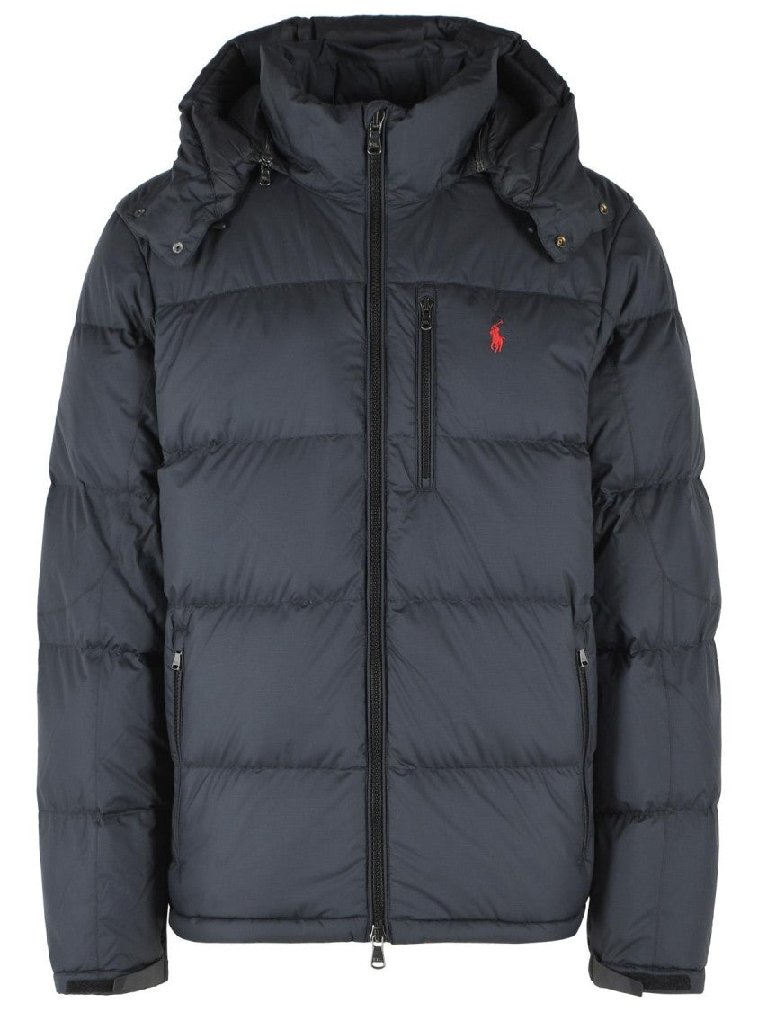Polo Ralph Lauren Quilted Down Jacket With Adjustable Hood And Iconic Logo