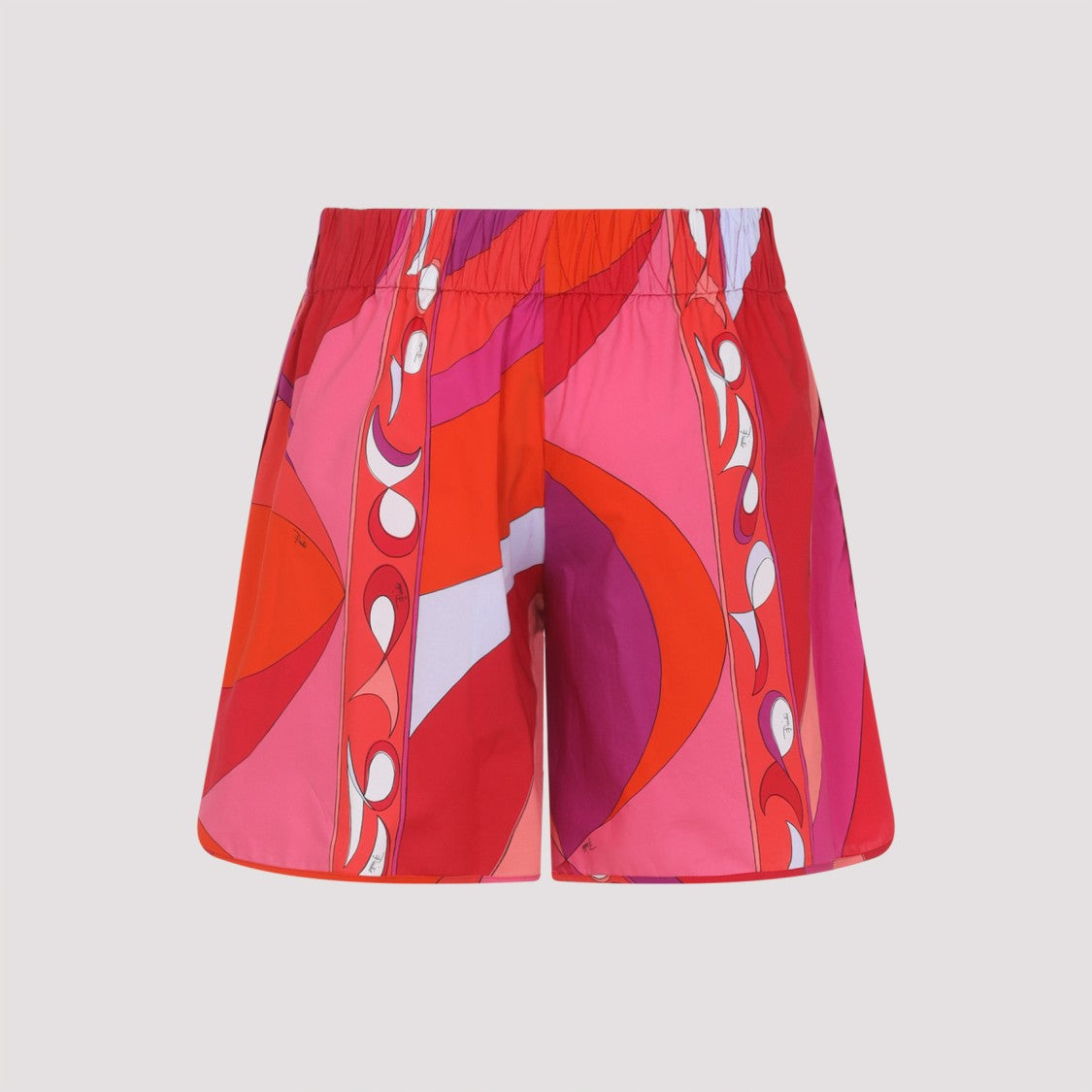 Pucci Multicolor Abstract Pattern Bermuda Shorts