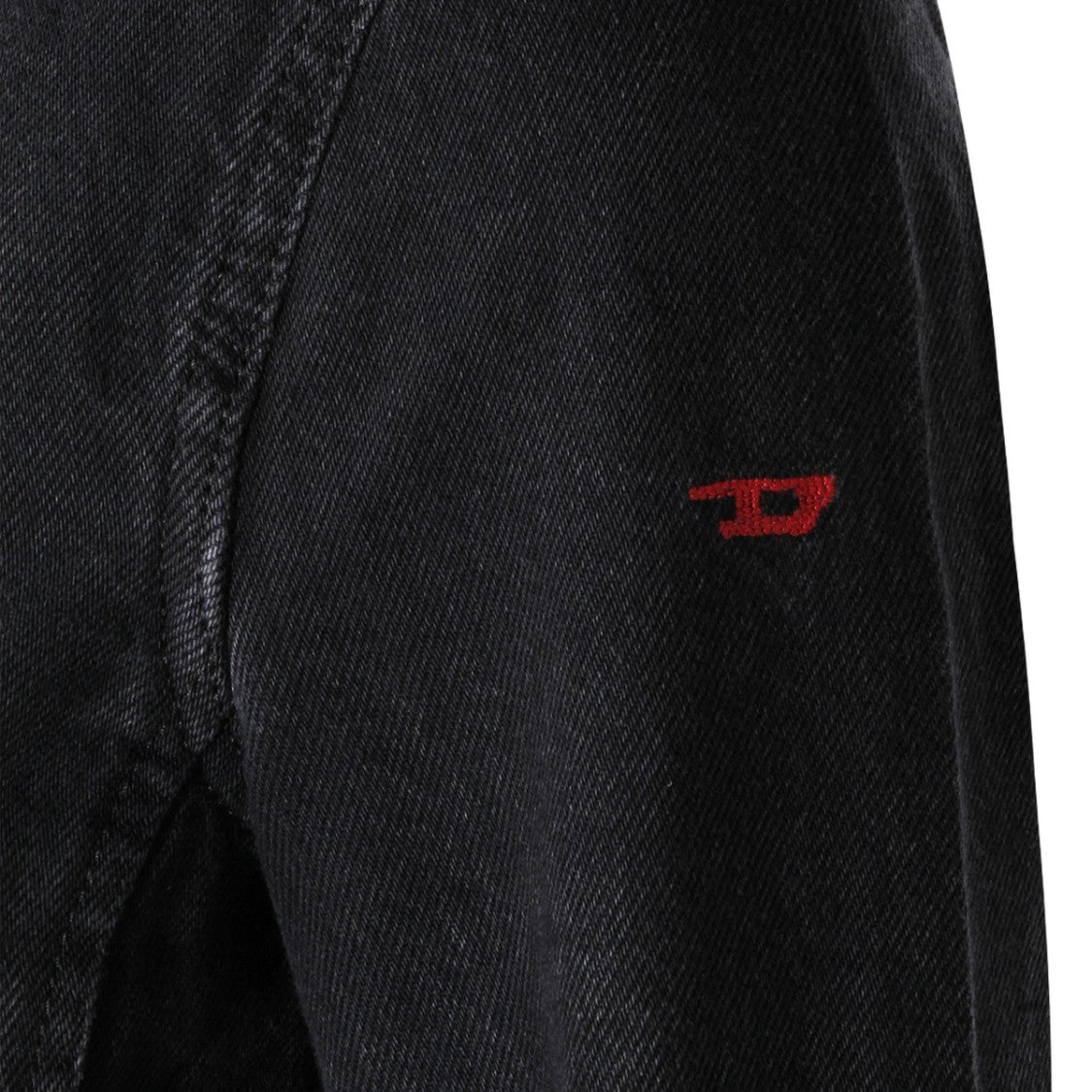 Diesel Fitted Black Denim Jacket