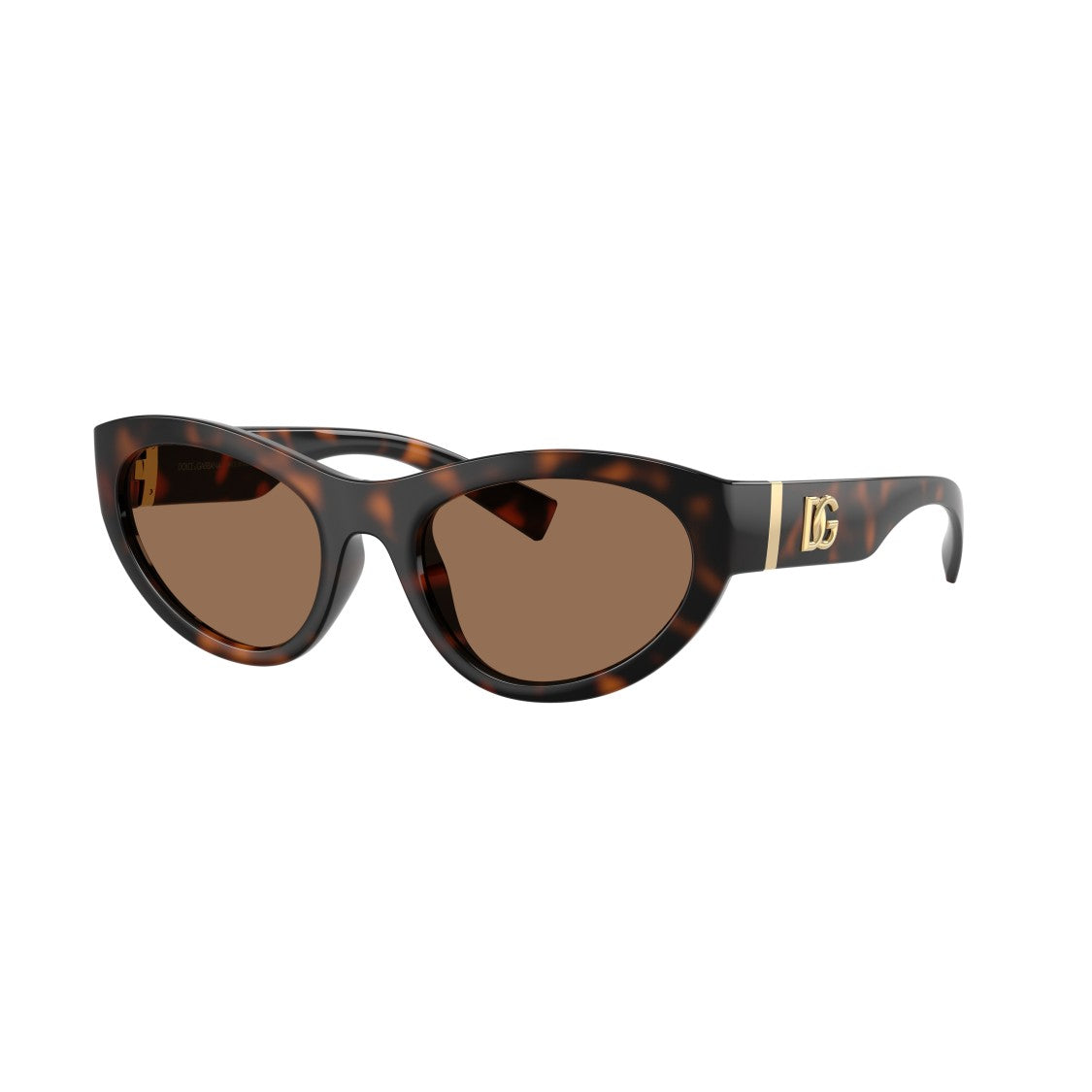 Dolce & Gabbana 0Dg6207 Tortoiseshell Cat-Eye Sunglasses With Gold-Tone Logo Detail