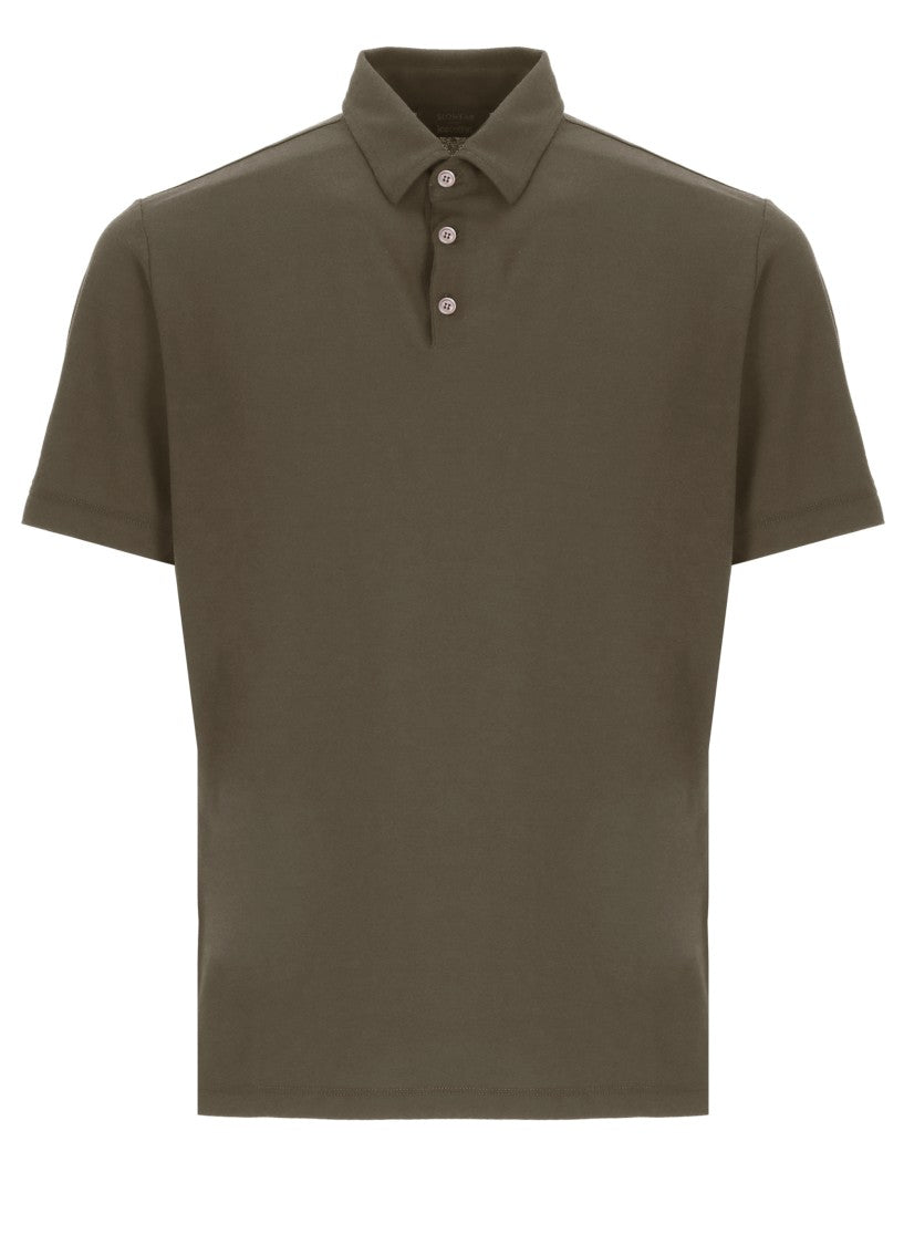 Zanone Three Buttons Cotton Polo Shirt