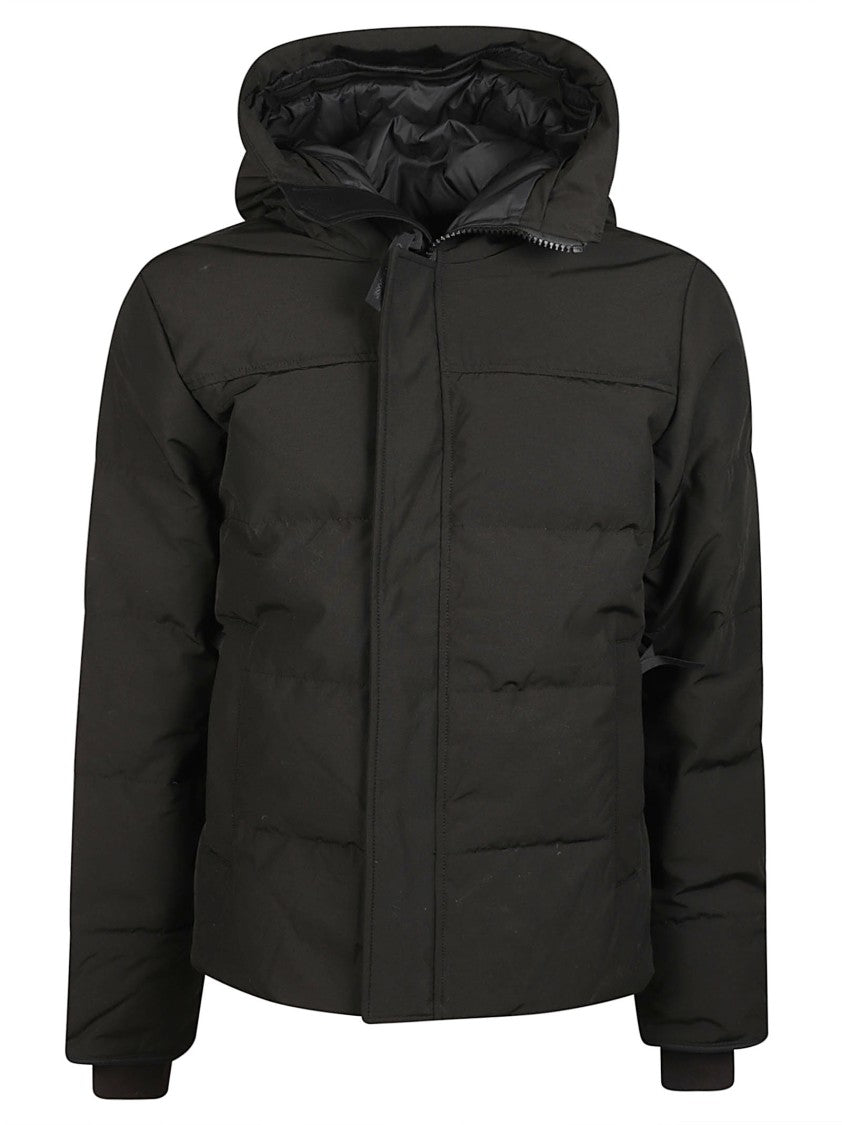 Canada Goose Macmillan Black Hooded Padded Parka