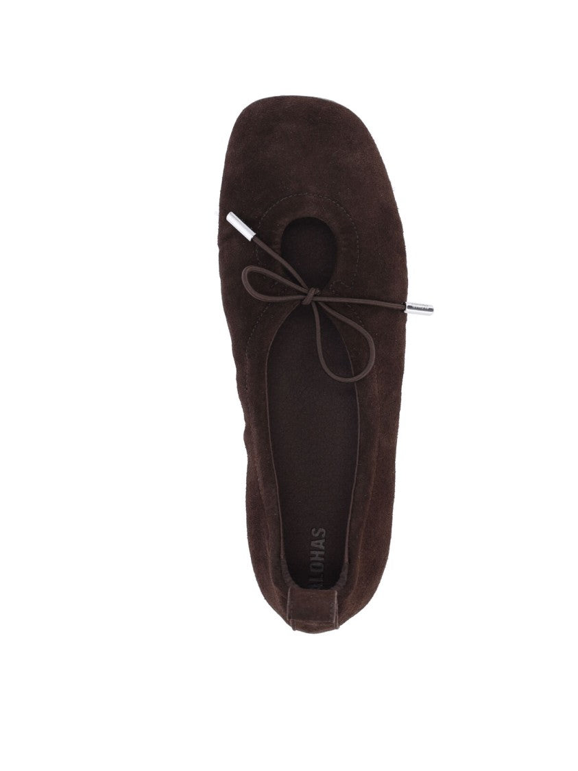 Alohas Brown Rosalind Suede Flats