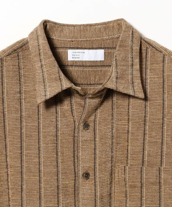 Beams Moleskin Shirt With Relaxed Silhouette