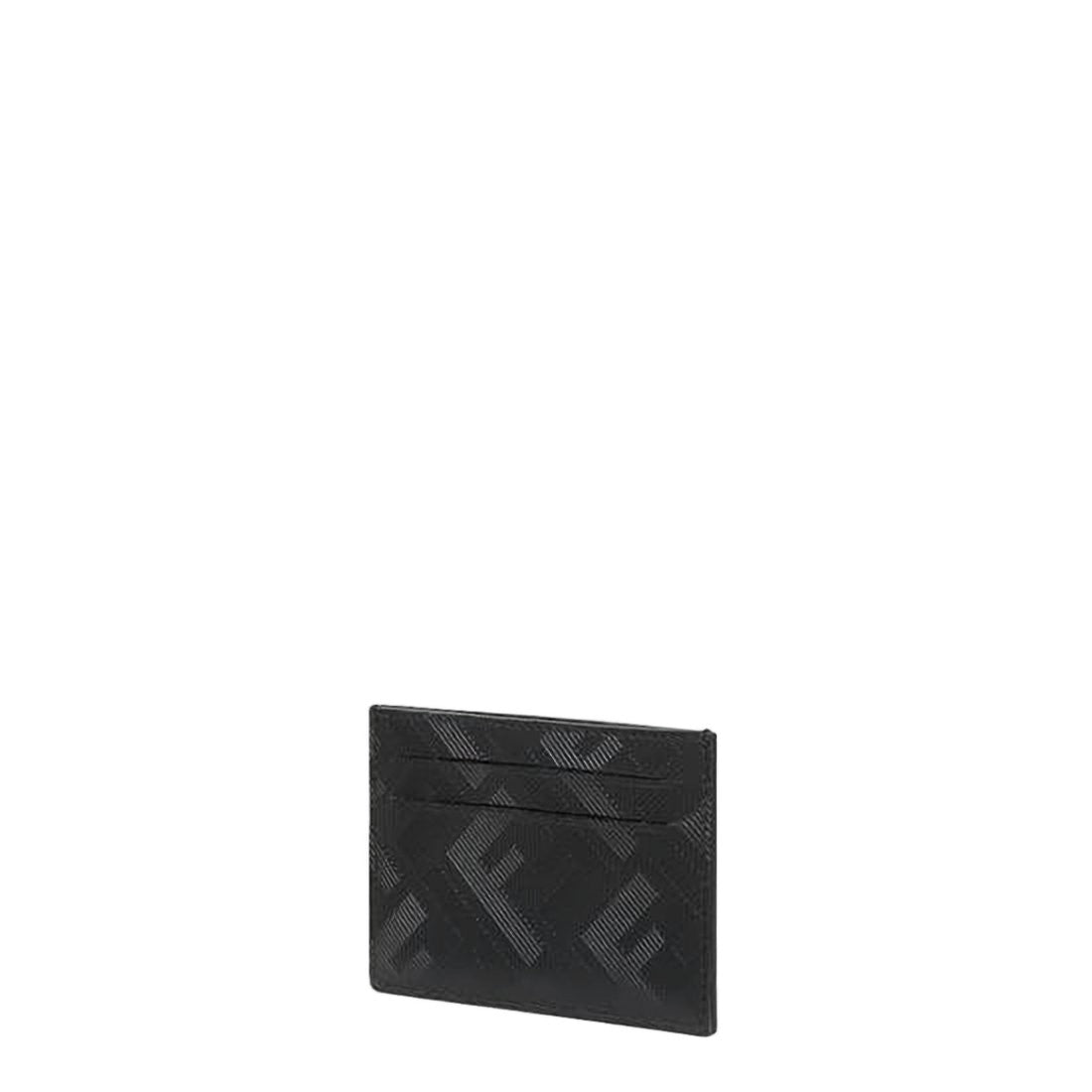Fendi Textured Calf Leather Card Wallet