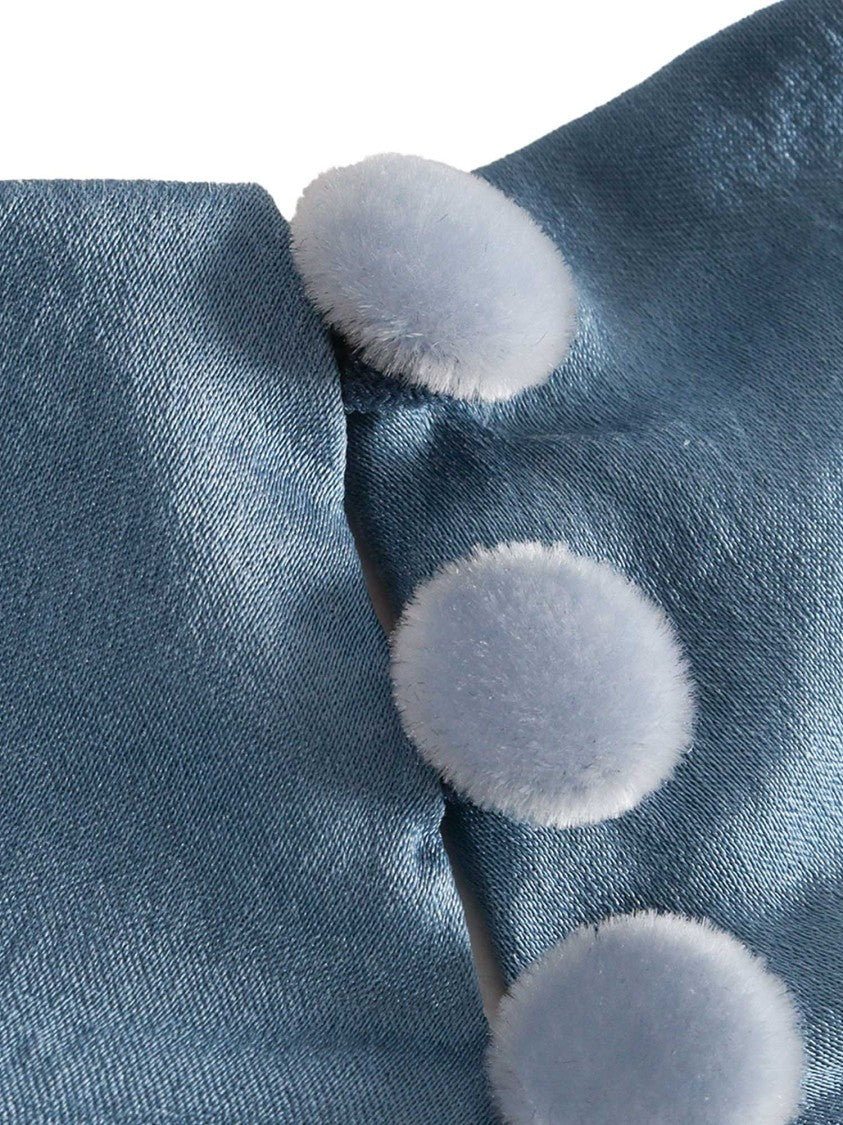 Forte Forte Heavyweight Stretch Silk Satin Short-Sleeved Top