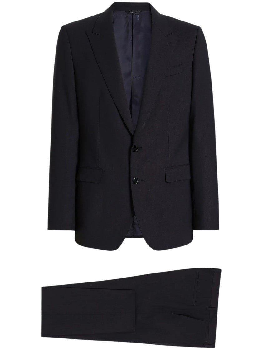 Dolce & Gabbana Tailored Two-Piece Suit With Notch Lapels And Straight Cut Trousers