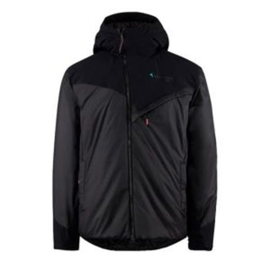 Klattermusen Hooded Padded Jacket With Matte And Textured Panels