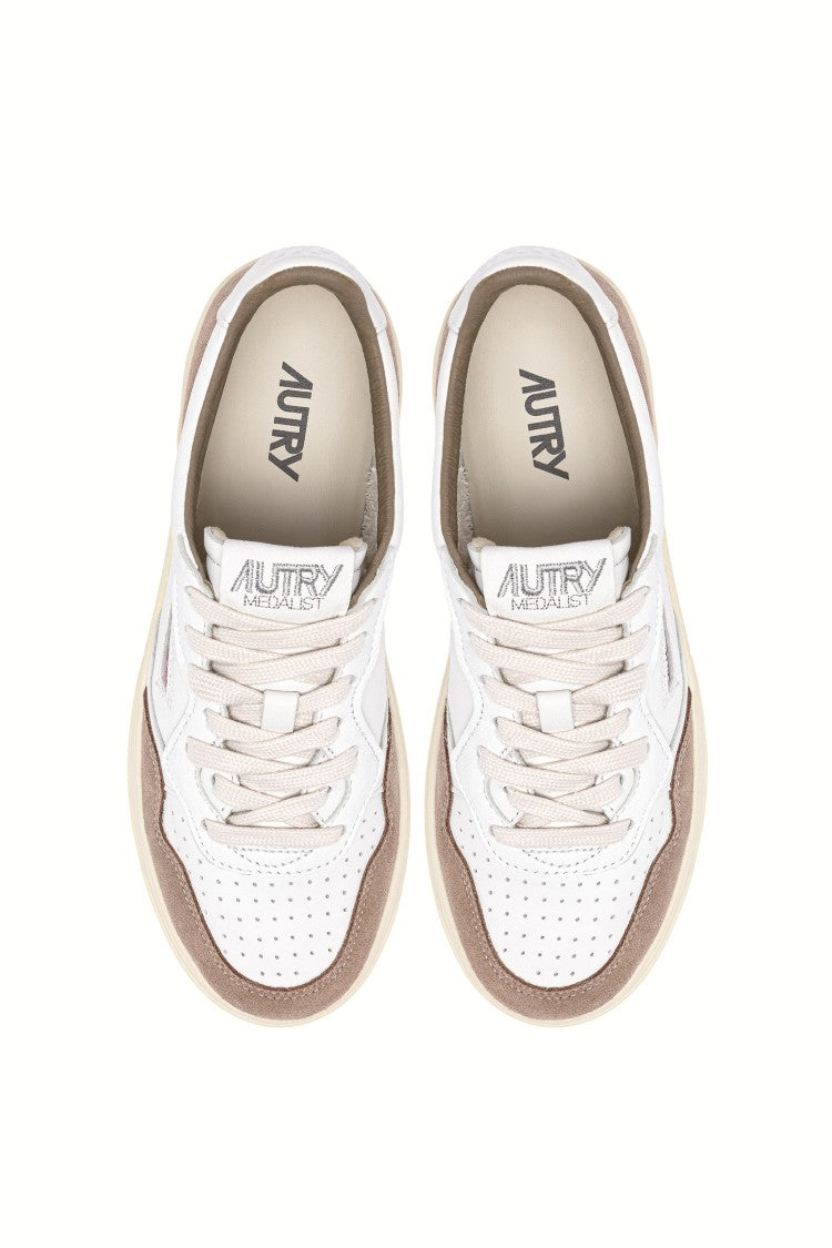 Autry Goat Leather And Suede Bimaterial Sneakers