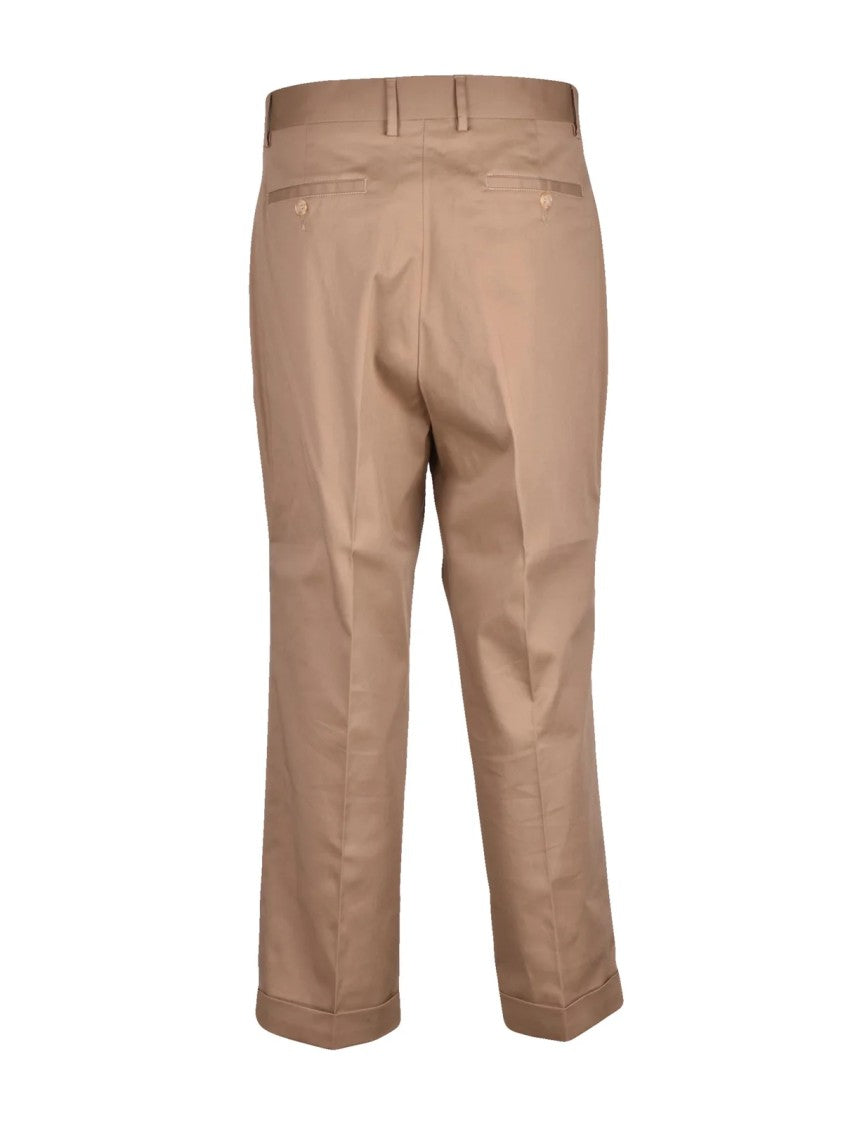 Officina Milanese Biscuit Stretch Cotton Chino Pants