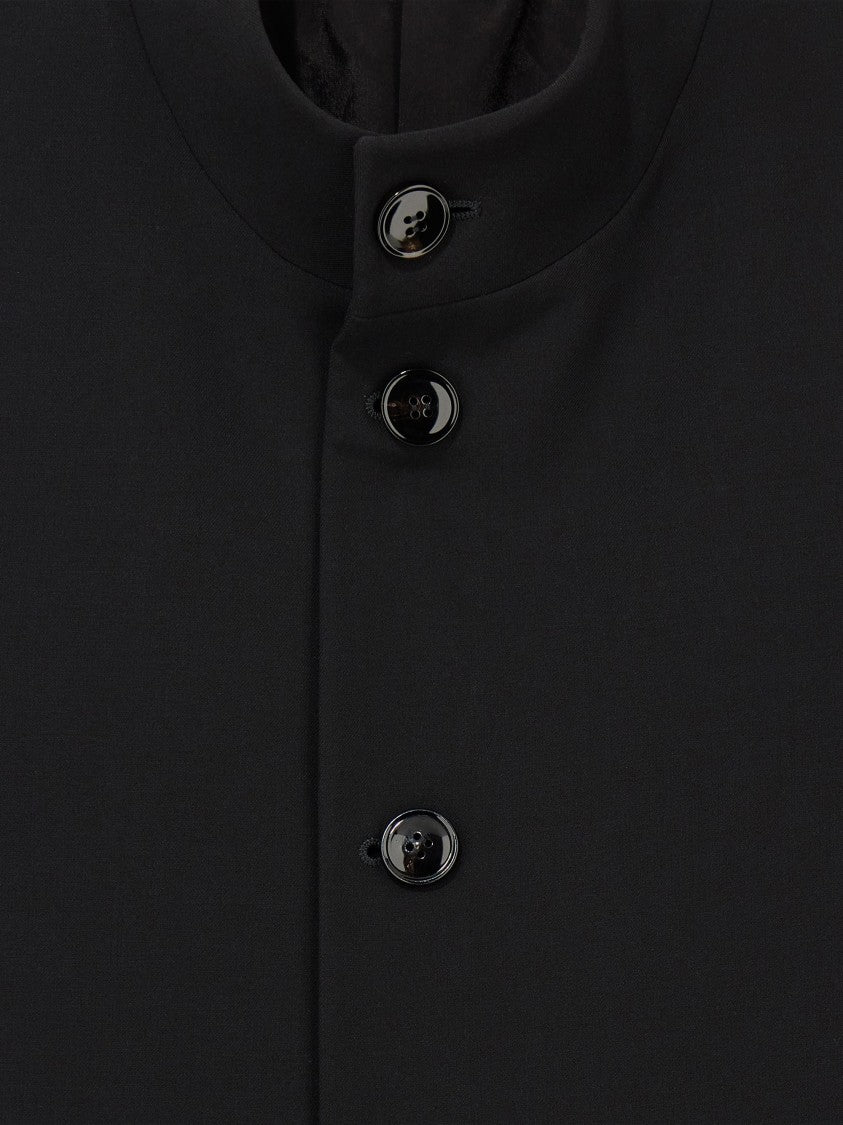 Giorgio Armani Virgin Wool Crepe Regular Fit Blazer