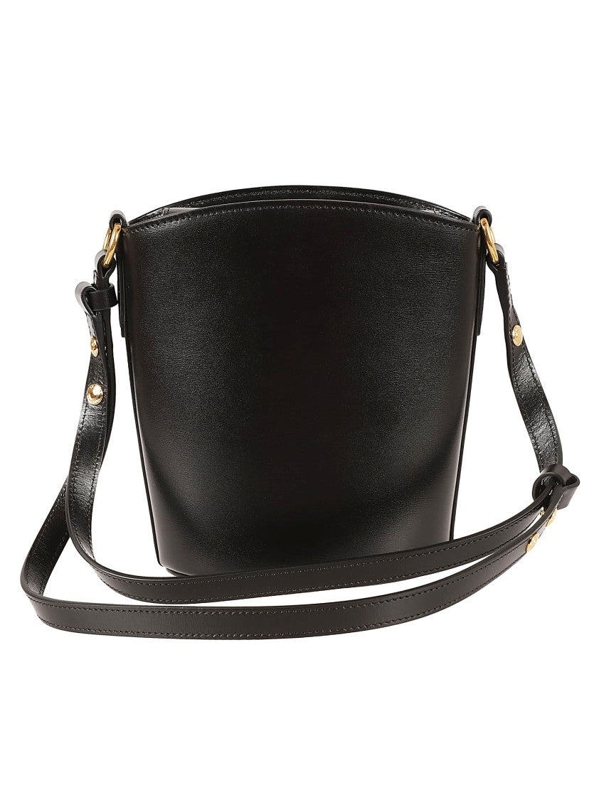 Tom Ford Structured Leather Shoulder Bag With Gold-Tone Hardware