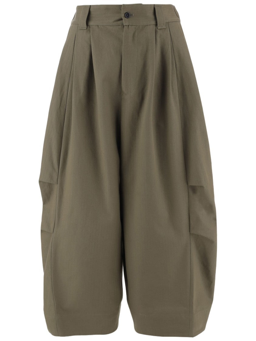 Niccolò Pasqualetti Balloon-Style Cotton Pants With Elasticated Waistband