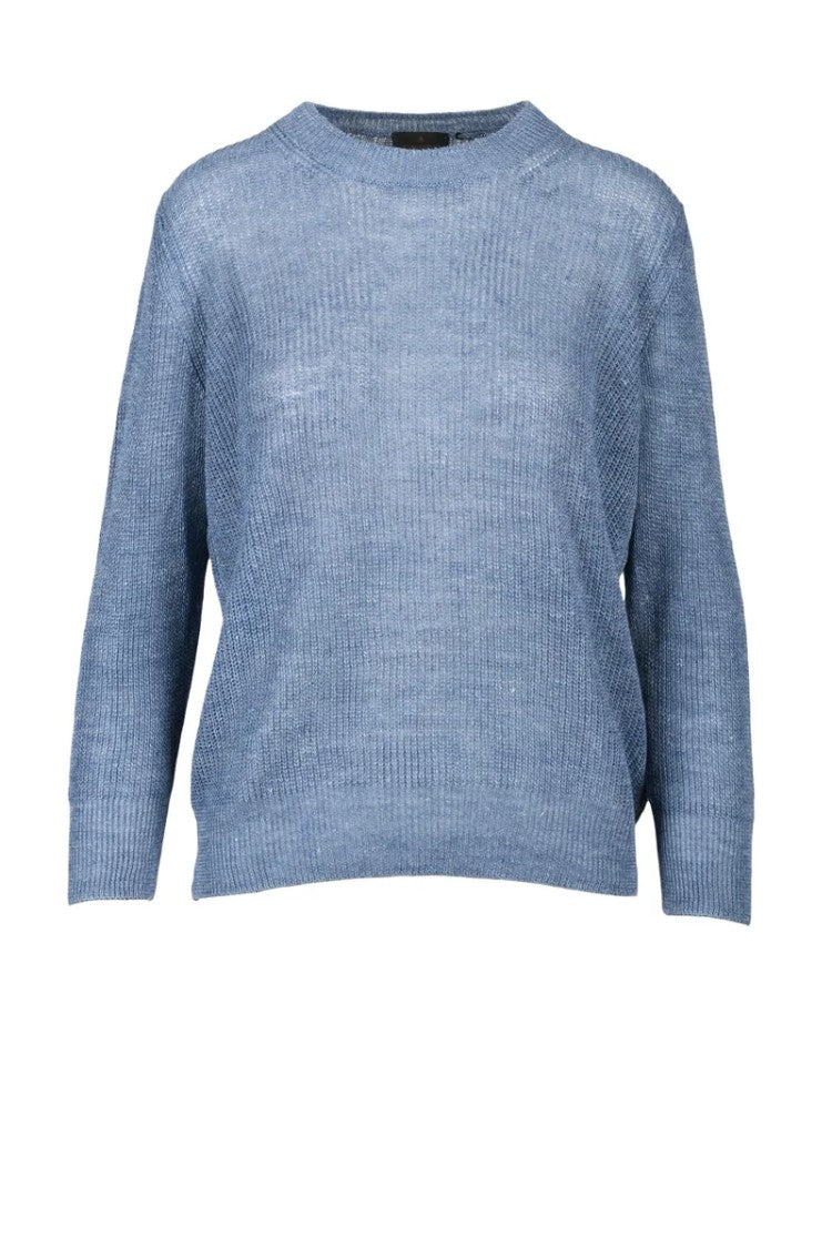 Ambrosio Linen Knit - Blue