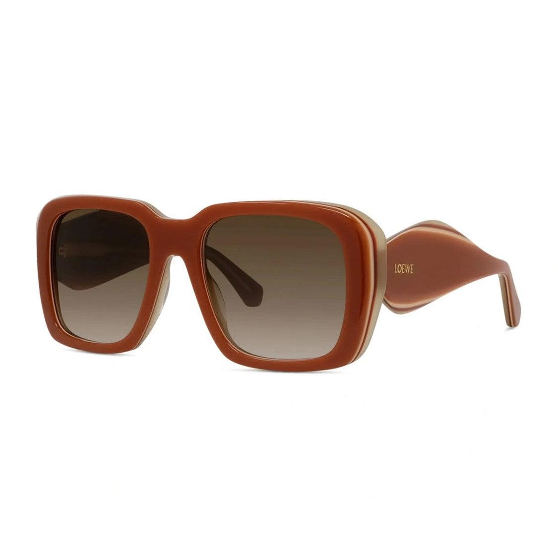Loewe Terracotta Oversized Acetate Sunglasses