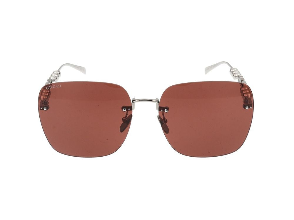 Gucci Sunglasses Gg1923sa 002 Silver Silver Brown 63/17/145