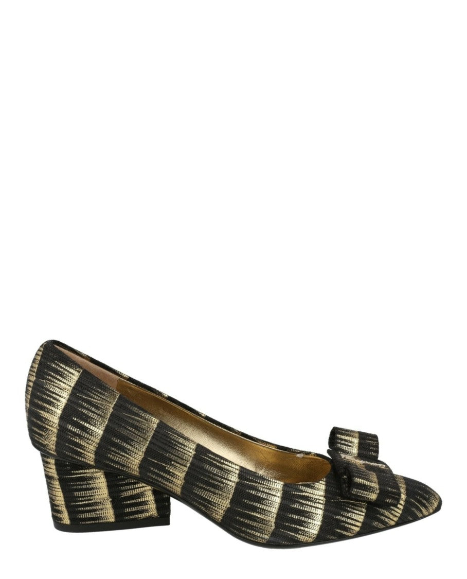 Ferragamo Viva 55 Leather Pumps