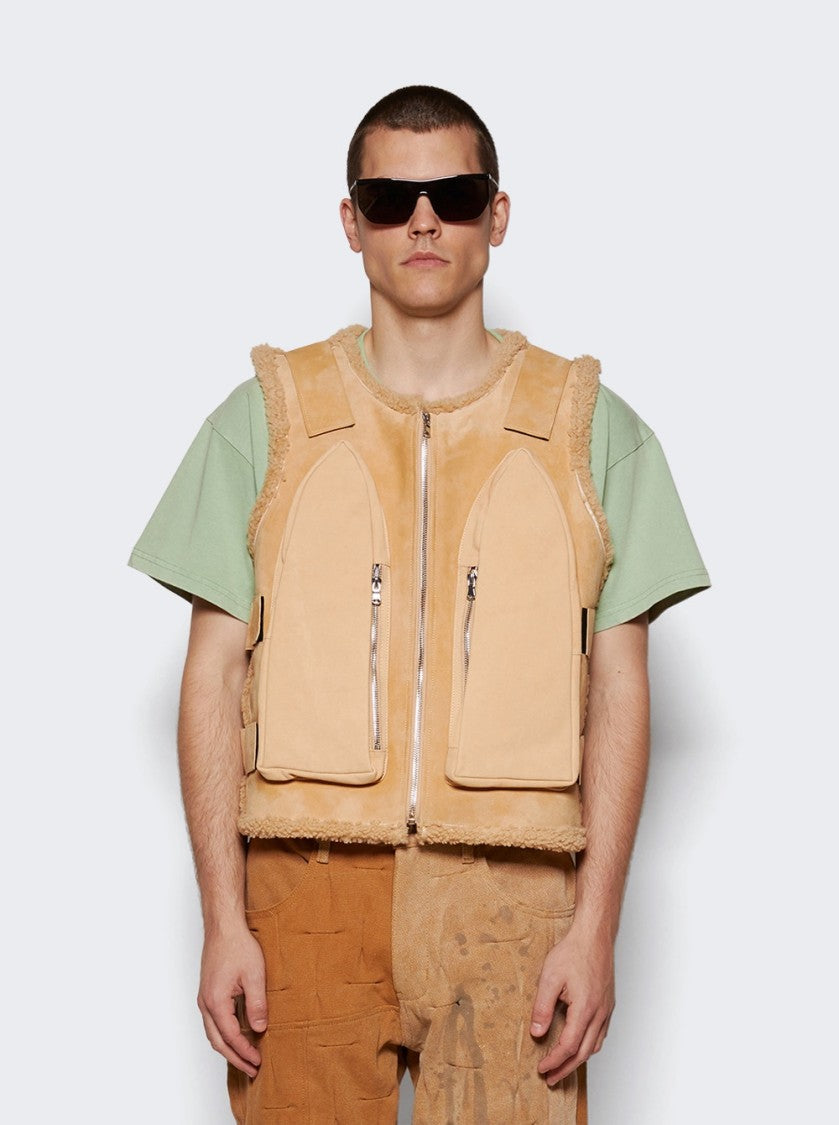 Who Decides War Bullet Point Vest Tan