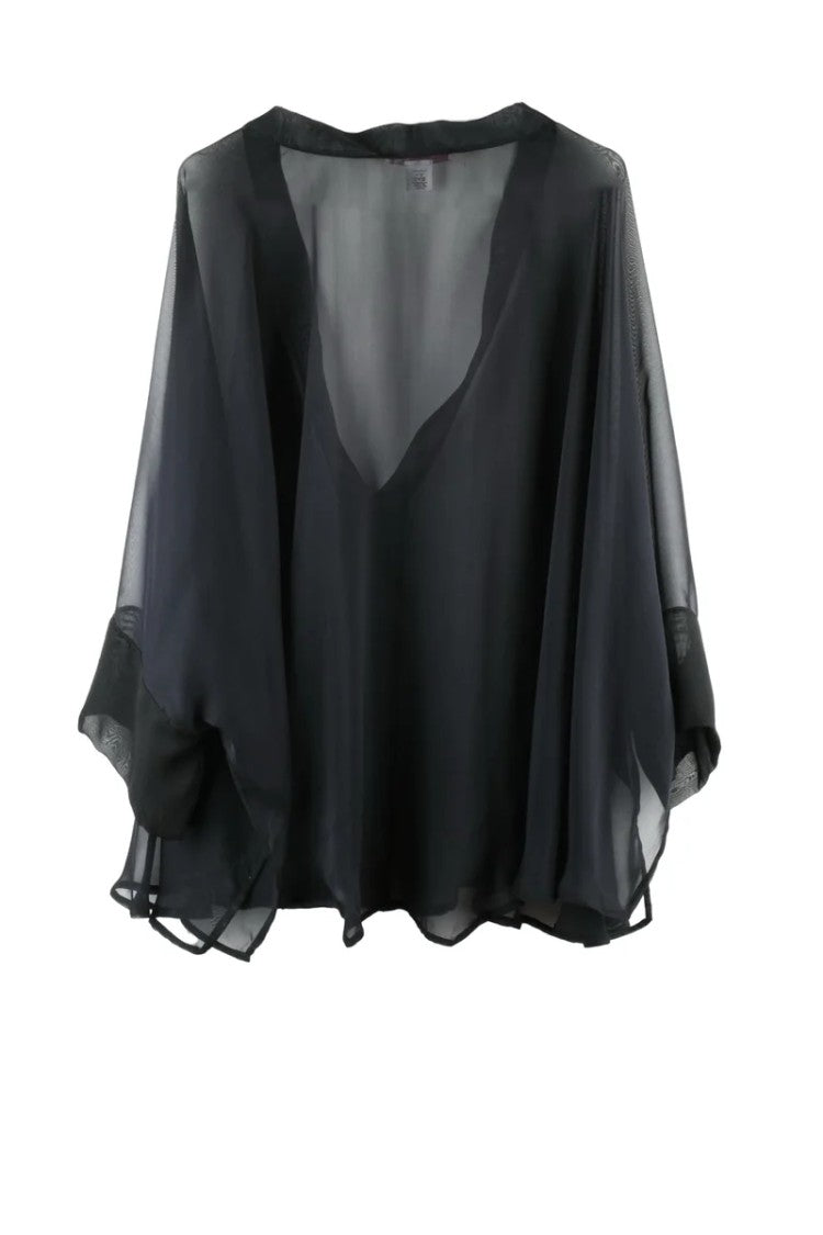 Sucrette Sucrette Silk Blouse - Black