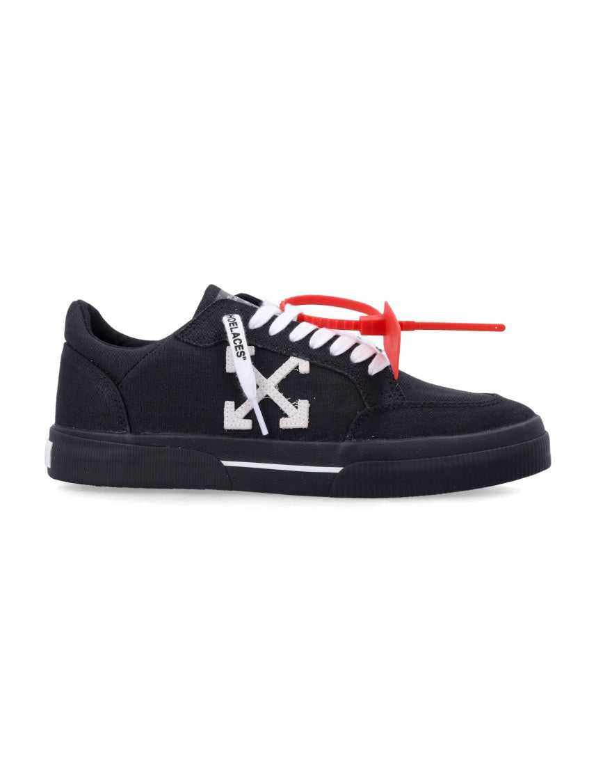 Off-White Black Vulc Low Arrow Canvas Sneakers
