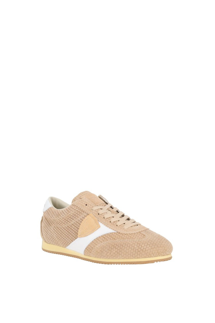 Philippe Model Planche Sabbia Retro Woven Leather Sneakers