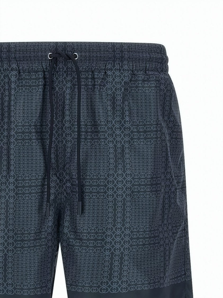 Gucci Geometric Pattern Swim Shorts