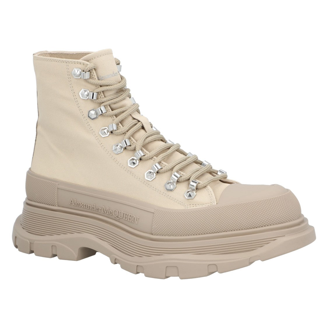 Alexander Mcqueen Tread Slick Boots 'Beige'