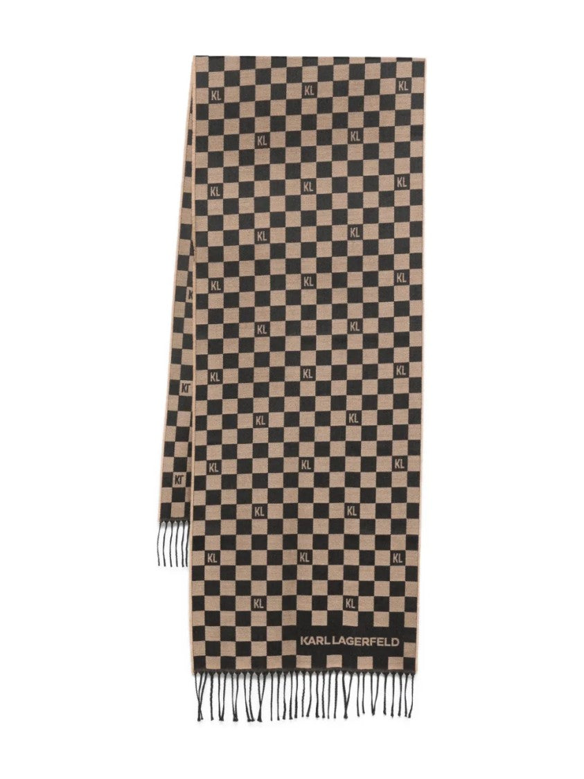 Karl Lagerfeld Classic Scarf With Smooth Texture