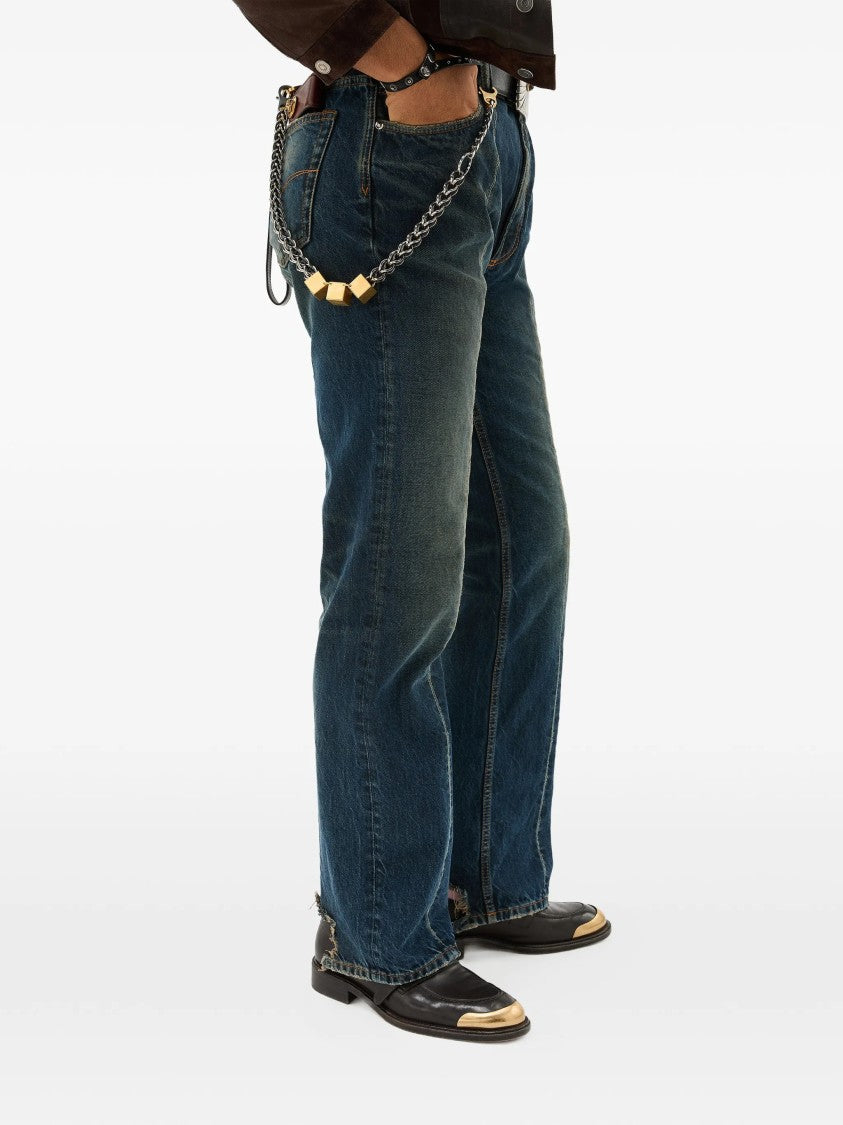 Versace Blue Shibuya Non-Stretch Vintage Denim Jeans