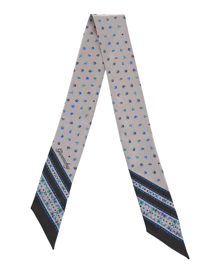 Givenchy Floral Printed Silk Bandeau